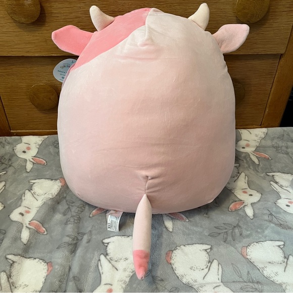 Squishmallows Clay the pink Cow 16" NWT - Picture 4 of 4